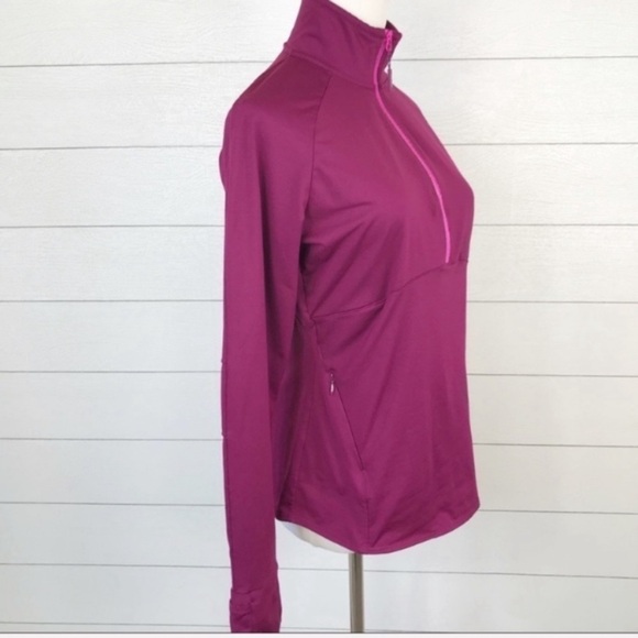𝅺ATHLETA Malibu 1/2 Zip Running Top Long Sleeve S - Picture 5 of 9